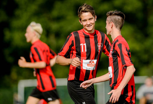 under finalen i fotbollsmatchen i Eskilscupen pojkar P16