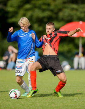 under finalen i fotbollsmatchen i Eskilscupen pojkar P16
