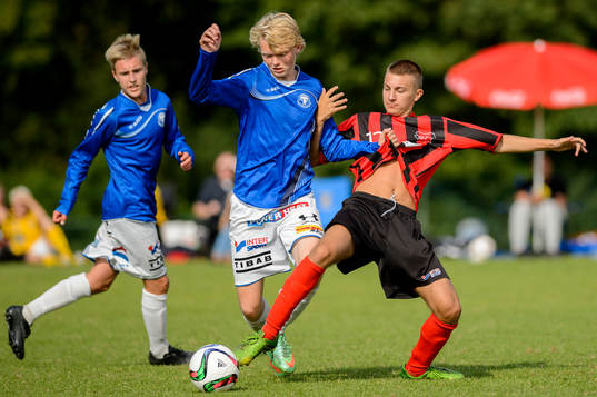 under finalen i fotbollsmatchen i Eskilscupen pojkar P16