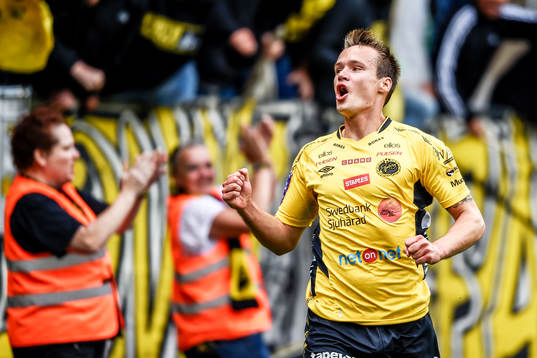 Elfsborgs Viktor Prodell jublar