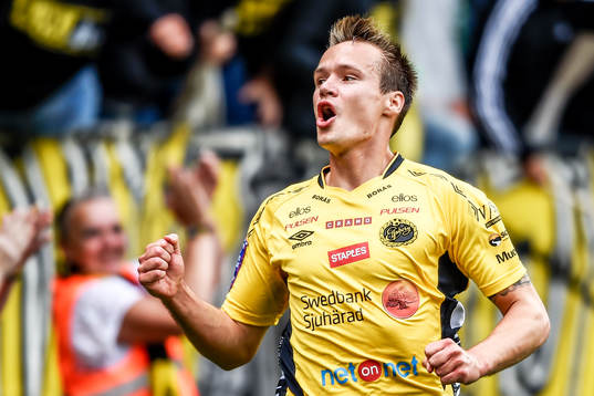 Elfsborgs Viktor Prodell jublar