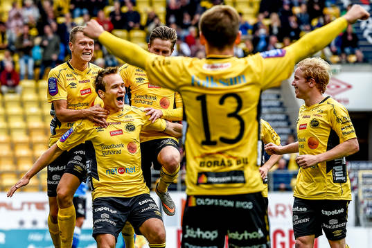 Elfsborgs spelare firar