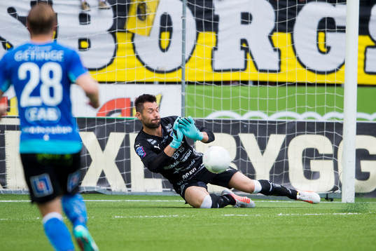 Halmstads målvakt Stojan Lukic