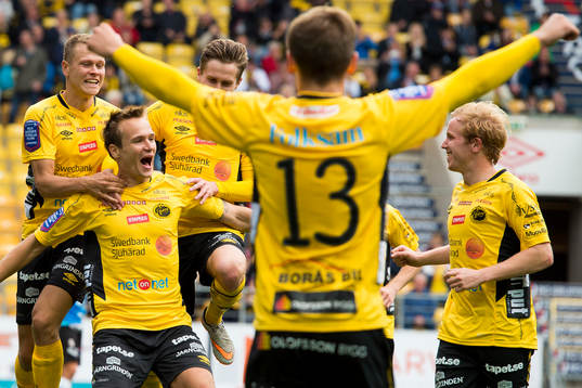 Elfsborgs Viktor Prodell jublar