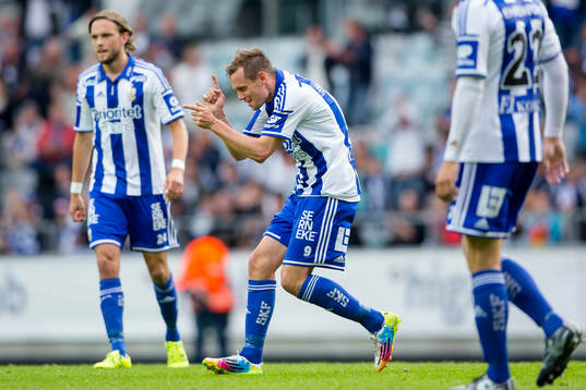 IFK Göteborgs Jakob Ankersen jublar