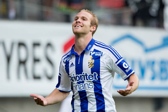 IFK Göteborgs Gustav Engvall jublar