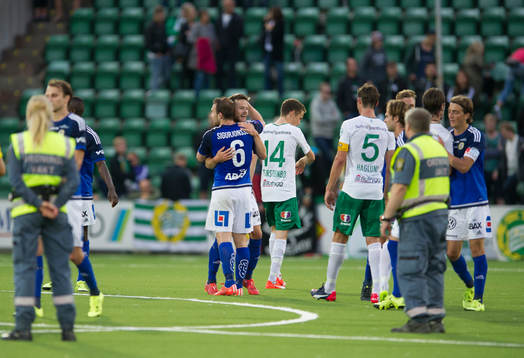 Sundsvalls Rúnar Már Sigurjónsson jublar