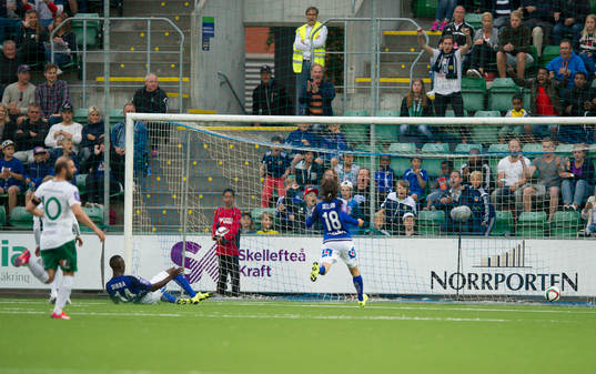 Sundsvalls Pa Amat Dibba gör 2-0 målet