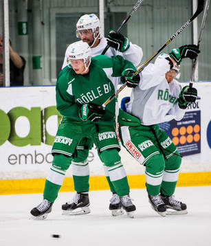 Närkamp mellan Ludvig Rensfeldt, <under ishockeylaget