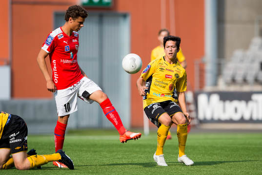 Elfsborgs Sebastian Loyola Nydén och Kalmars Herman