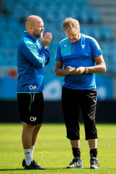 Malmö FFs assisterande tränare Olof Persson och tränare