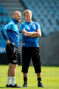 Malmö FFs assisterande tränare Olof Persson och tränare