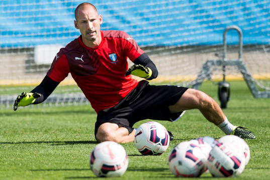 Malmö FFs målvakt Johan Wiland