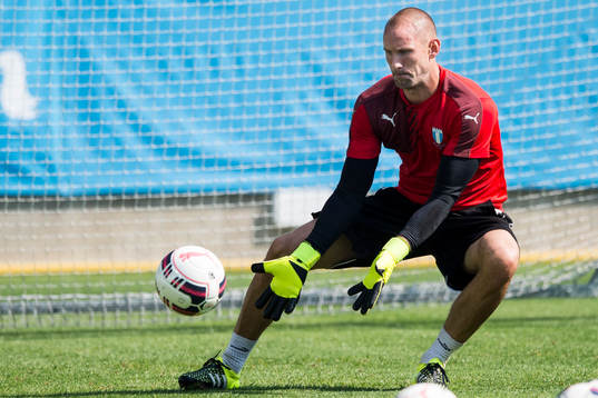Malmö FFs målvakt Johan Wiland