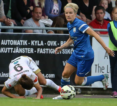 Eskilstuna Uniteds Petra Larsson