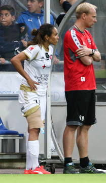 Rosengårds Marta Viera da Silva med bandage