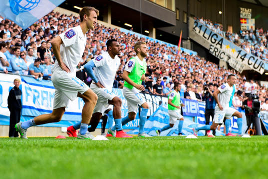 Malmö FFs Magnus Wolff Eikrem, Felipe Carvalho och Rasmus