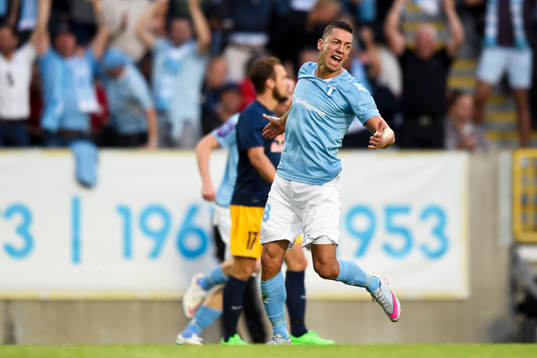 Malmö FFs Nikola Djurjic jublar
