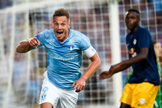 Malmö FFs Markus Rosenberg jublar