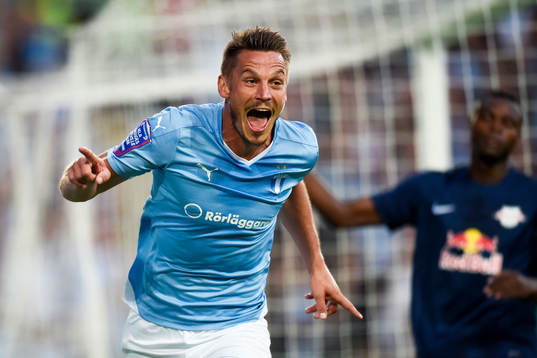 Malmö FFs Markus Rosenberg jublar