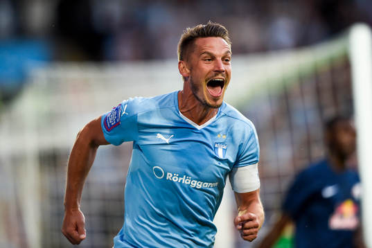 Malmö FFs Markus Rosenberg jublar