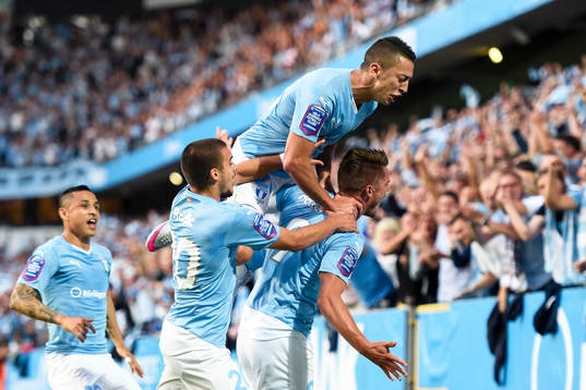 Malmö FFs Markus Rosenberg jublar
