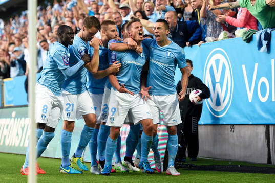 Malmö FFs Markus Rosenberg jublar