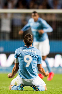 Malmö FFs Markus Rosenberg jublar