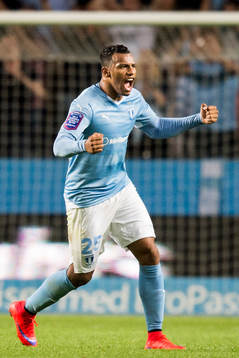 Malmö FFs Felipe Carvalho jublar