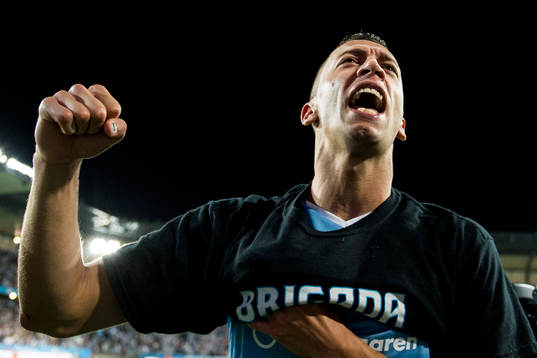 Malmö FFs Nikola Djurjic jublar