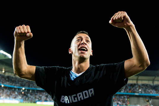 Malmö FFs Nikola Djurjic jublar