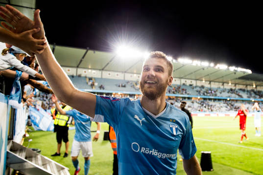 Malmö FFs Rasmus Bengtsson tackar publiken