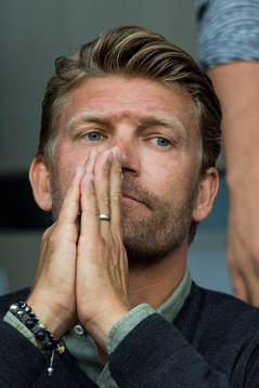 Sveriges fotbollslandslagets player manager Marcus Allbäck