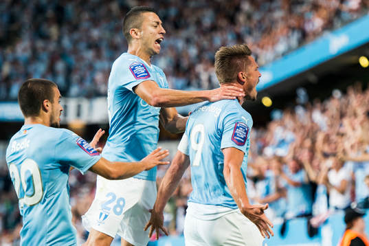 Malmö FFs tre målskyttar, Vladimir Rodic, Nikola Djurjic