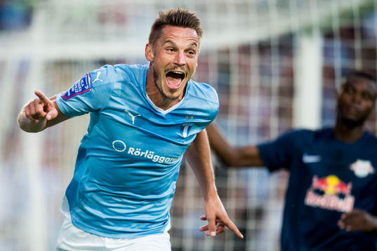 Malmö FFs Markus Rosenberg jublar