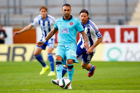 Belenenses Carlos Martins och IFK Göteborgs Gustav Svensson