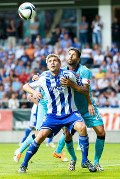 IFK Göteborgs Mikael Boman och Belenenses Brandão