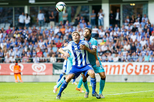 IFK Göteborgs Mikael Boman och Belenenses Brandão