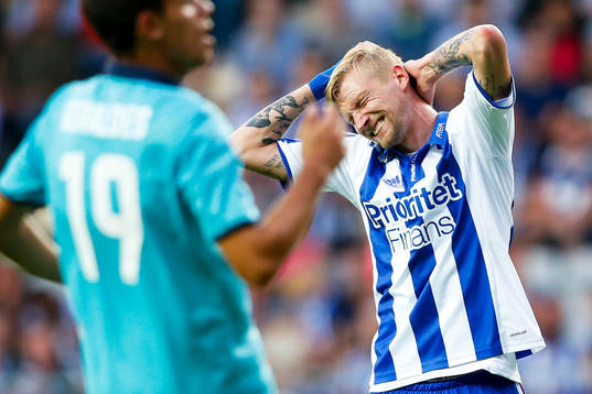 IFK Göteborgs Sebastian Eriksson deppar