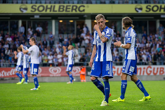 IFK Göteborgs Sören Rieks deppar