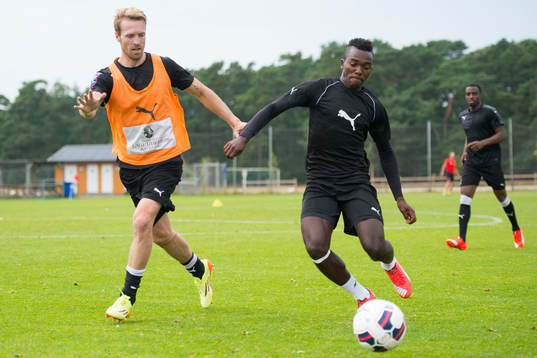 Christian Chippen Wilhelmsson och Lumalal Abdu