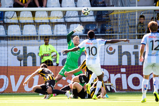 Häckens målvakt Peter Abrahamsson
