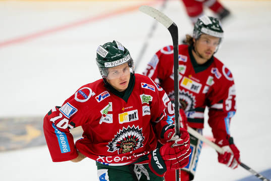 Frölundas Mattias Janmark  och Mats Rosseli Olsen