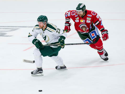 Färjestads Martin Röymark  och Frölundas Christoffer