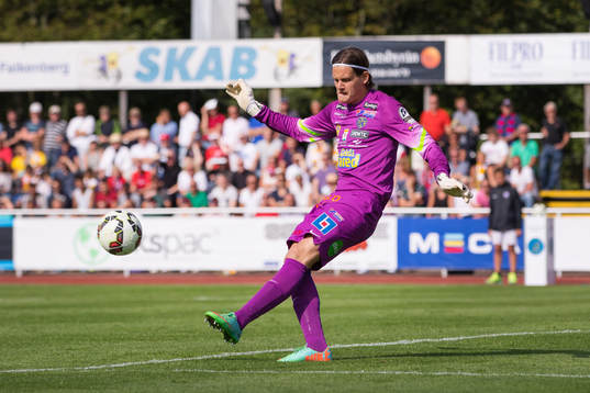 Falkenbergs Målvakt Otto Martler