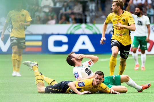 Hammarbys Måns Söderqvist och Elfsborgs Jon Jönsson
