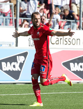 Norrköpings Emir Kujovic jublar