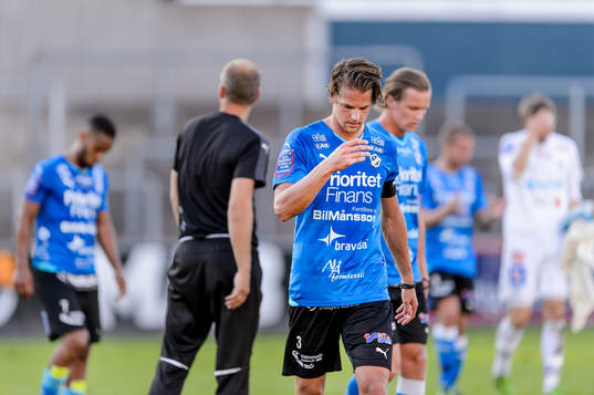 Halmstads Fredrik Liverstam deppar