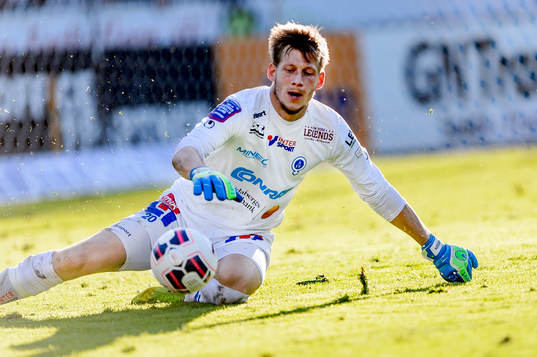 Åtvidabergs målvakt Gustav Jansson