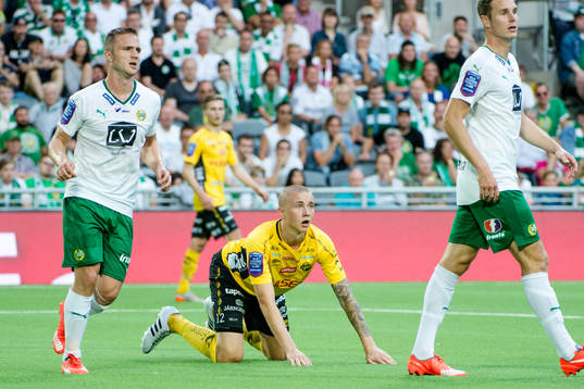 Elfsborgs Sebastian Holmén deppar